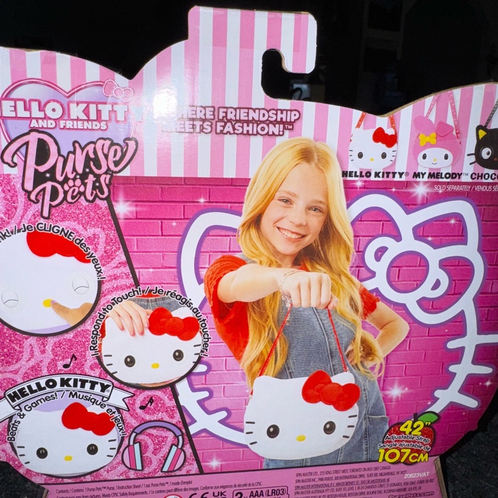 NEW in box Hello Kitty And Friends Purse Pets 30+ Sounds And Eye Movement - Picture 6 of 6